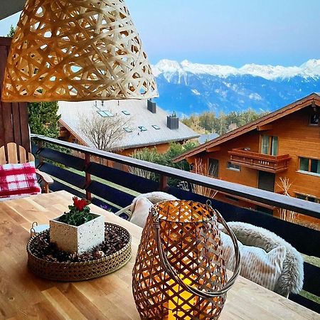 Window On Crans Montana, Appartement Avec Vue Sur Les Alpes 外观 照片