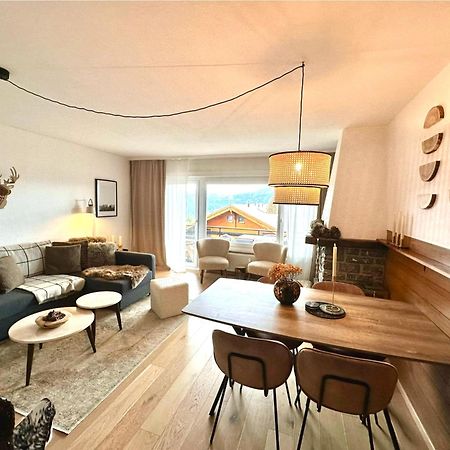 Window On Crans Montana, Appartement Avec Vue Sur Les Alpes 外观 照片